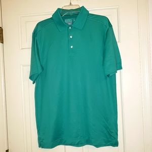 NWOT Cutter & Buck green short sleeve polo shirt M